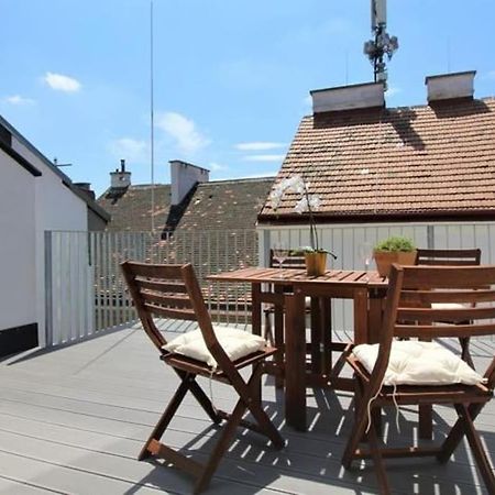 Luxury 2-Floor Rooftop Apartment With Terrace In The City Center Bécs Kültér fotó